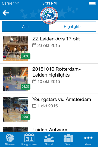 Leiden Basket screenshot 3