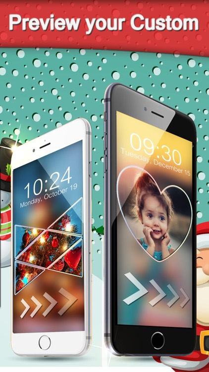 Blur Lock Wallpaper Themes Pro for Merry Christmas