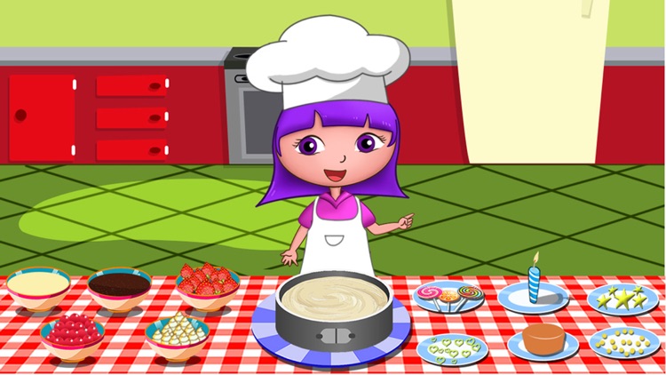 Anna's birthday cake bakery shop (Happy Box) free kids games screenshot-4