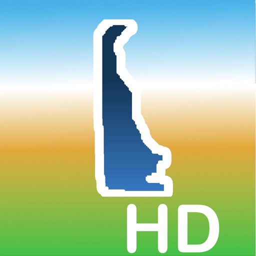 Aqua Map Delaware Lakes GPS HD