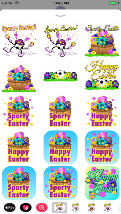 Easter Soccer Stickers screenshot 2