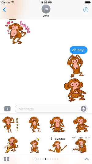 Monkey Business Stickers(圖2)-速報App