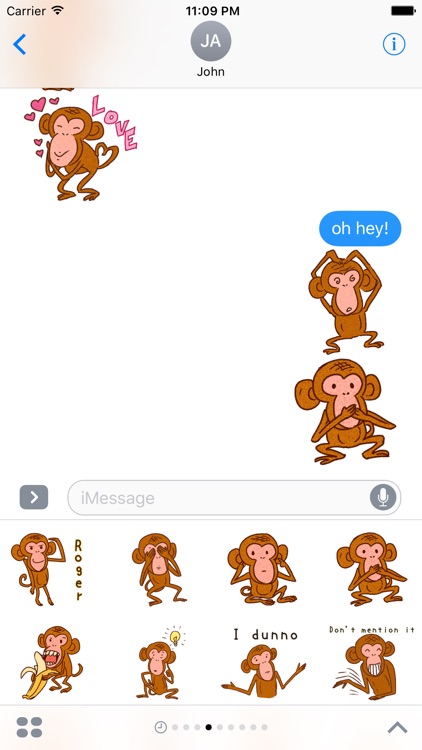 Monkey Business Stickers