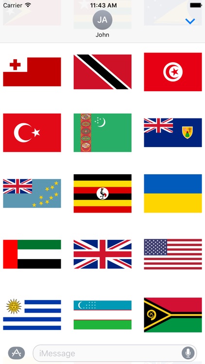 Country Flag Stickers