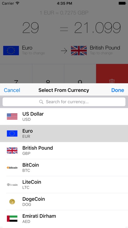 My Currency Converter - Exchange Rates Converter