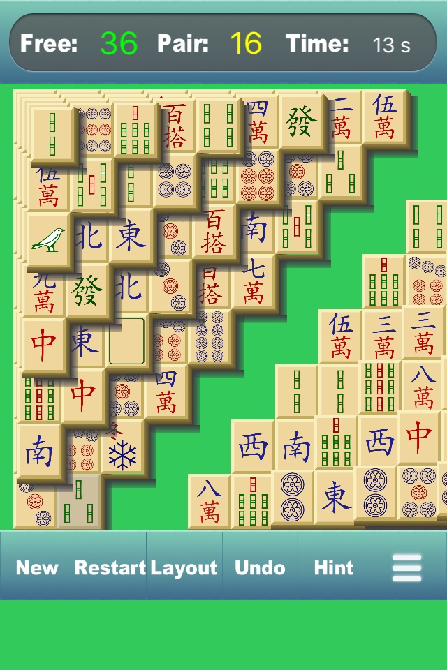 Mahjong game screenshot 4