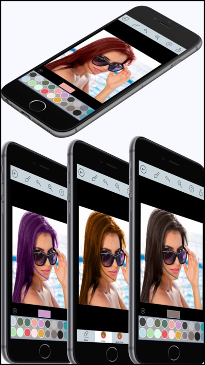 Hair Color Dye - Hair Style Changer Salon and Recolor Booth Editor