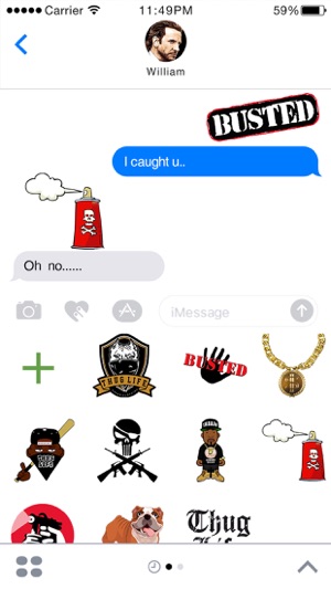 ThugLife Stickers for iMessage(圖2)-速報App