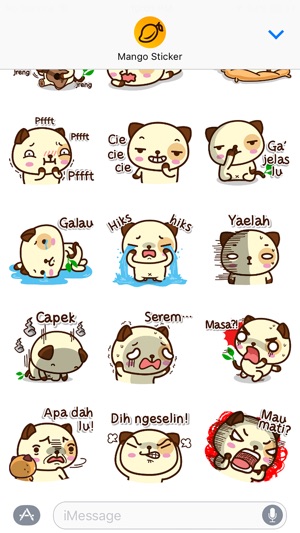 Pandadog (Bahasa Indonesia) - Mango Sticker(圖4)-速報App