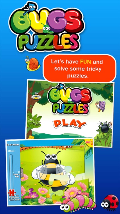 Bugs Puzzles: Jigsaw for Kids