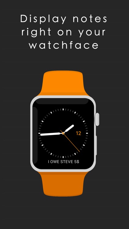 WatchNotes - Display notes on watch face screenshot-0