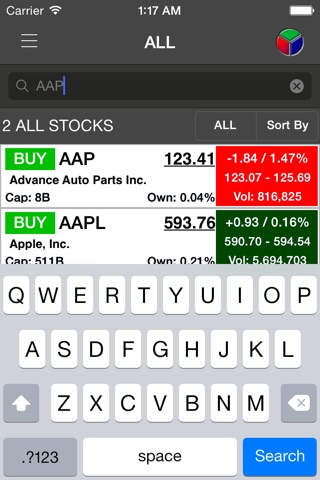 S&P Stocks Ratings & Charts screenshot 4