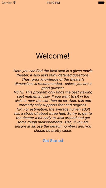 Usher - The Seat Finder