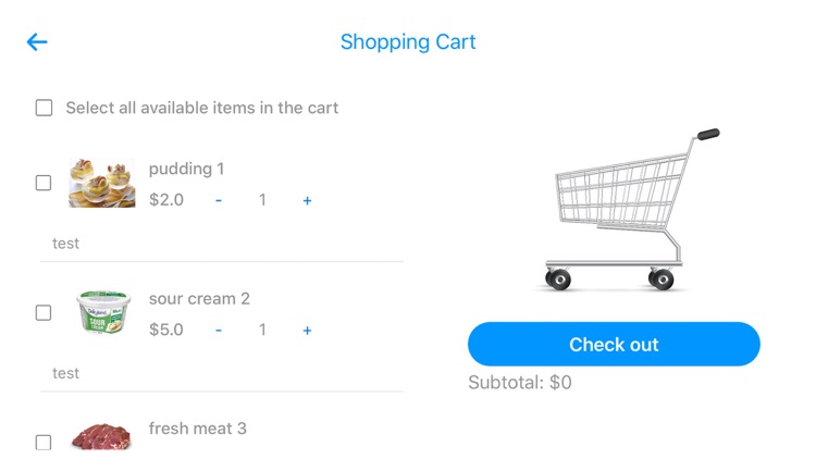 Virtual Grocery Shopping screenshot-3