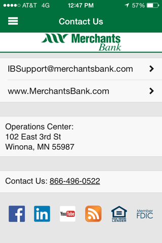 Merchants Bank N.A. Mobile Finance Merchants Mobile