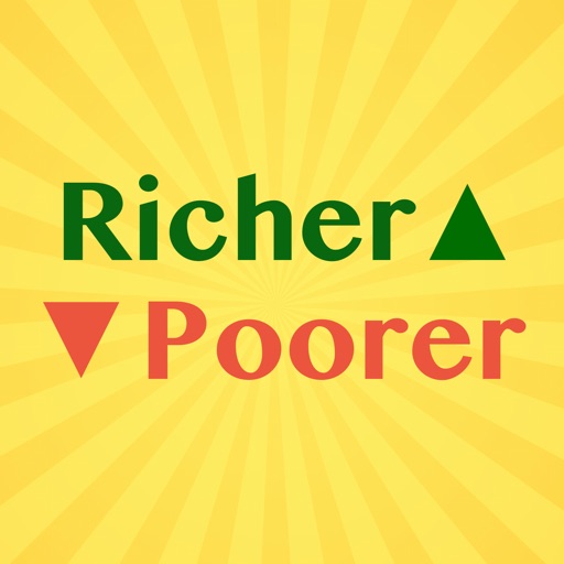 Poorer Richer Game - what company is richer? iOS App