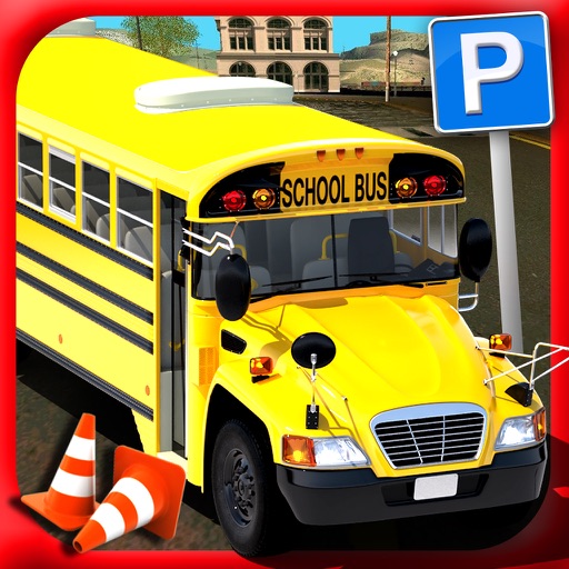 School Bus Impossible Parking 3D Real Driving Test icon