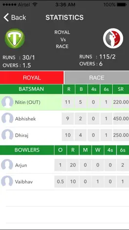 Game screenshot Cricket Scoreboard App apk