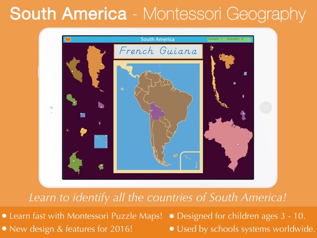 South America - Montessori Geography