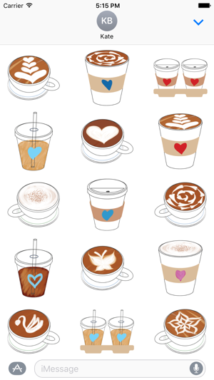 Coffee stickers - love heart friends sticker pack(圖2)-速報App