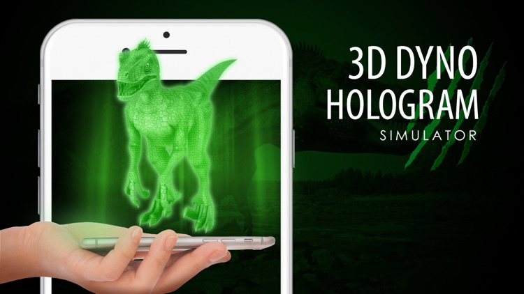 3D Dino hologram simulator