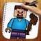 Would you like to have fun drawing of characters from Lego Minecraft