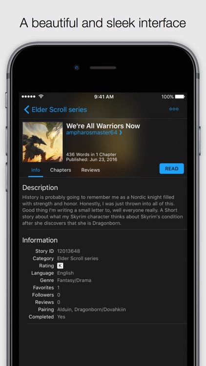 FanFiction Plus Millions of stories in your pocket screenshot-3