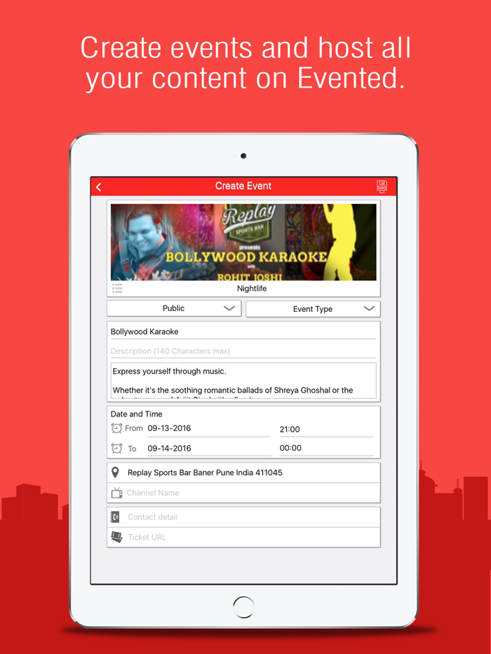 Evented - Explore Local Events