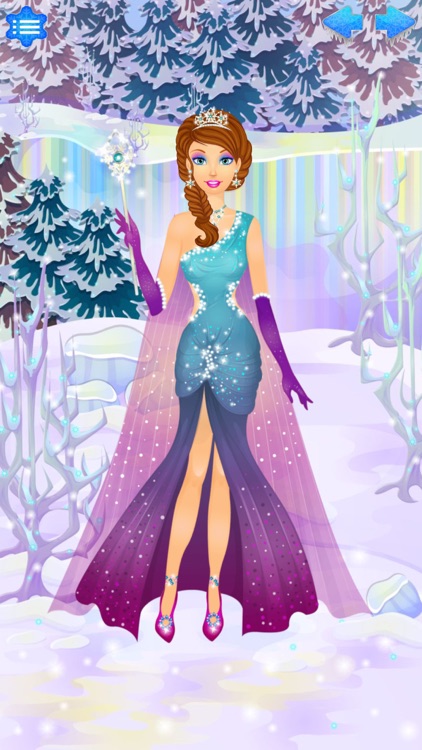 Arctic Snow Queen: Ice Princess Makeup & Dress Up screenshot-4