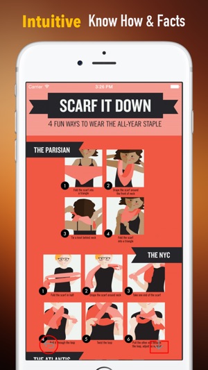 How to Wear a Scarf:50 Ways(圖1)-速報App