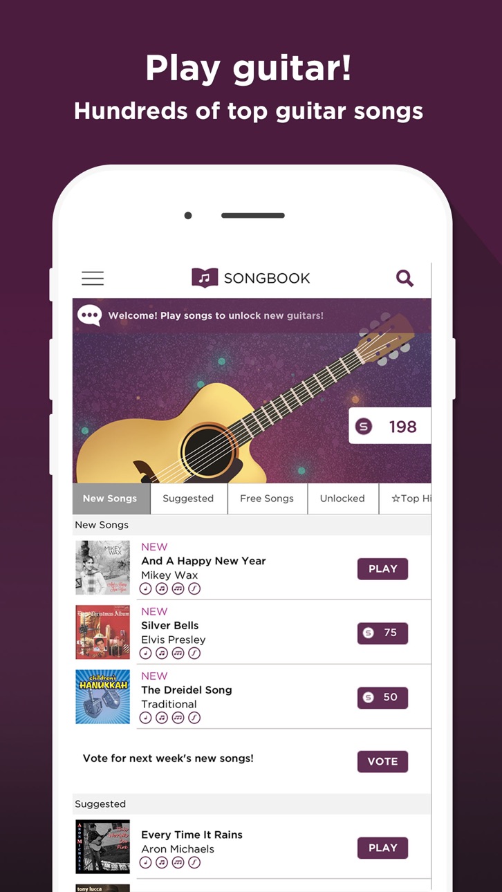 Guitar! by Smule Modded screenshot 1 - iOS app interface