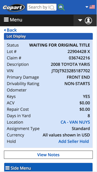 Copart Seller G2 screenshot 2