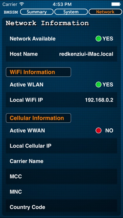 Battery Memory System Status Monitor screenshot-3