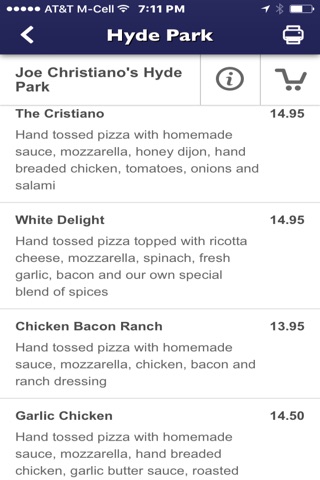 Joe Cristiano's Pizza screenshot 4