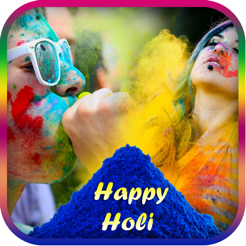 Online photo editor happy holi