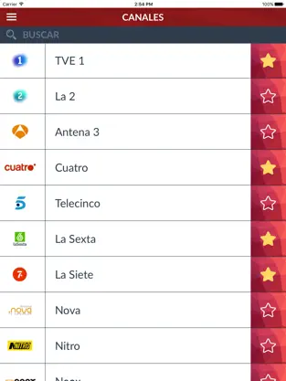 Screenshot 1 Programación TV • Guía España iphone