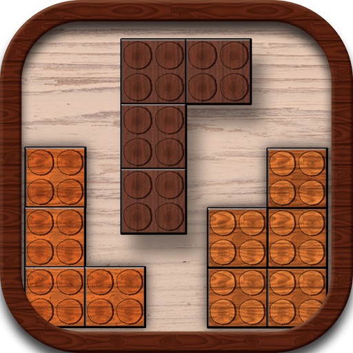 Wood Block Puzzle Free – The Best Brain Train Game icon
