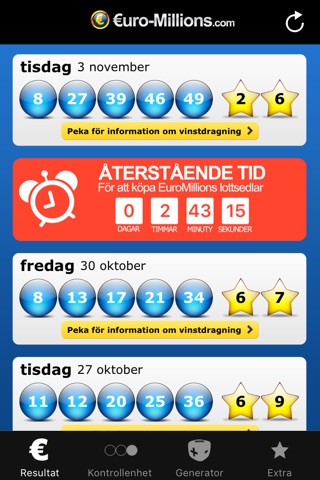 EuroMillions screenshot 2