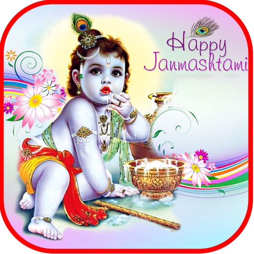 Janmastami Greetings - Nand Gher Anand Bhayo icon