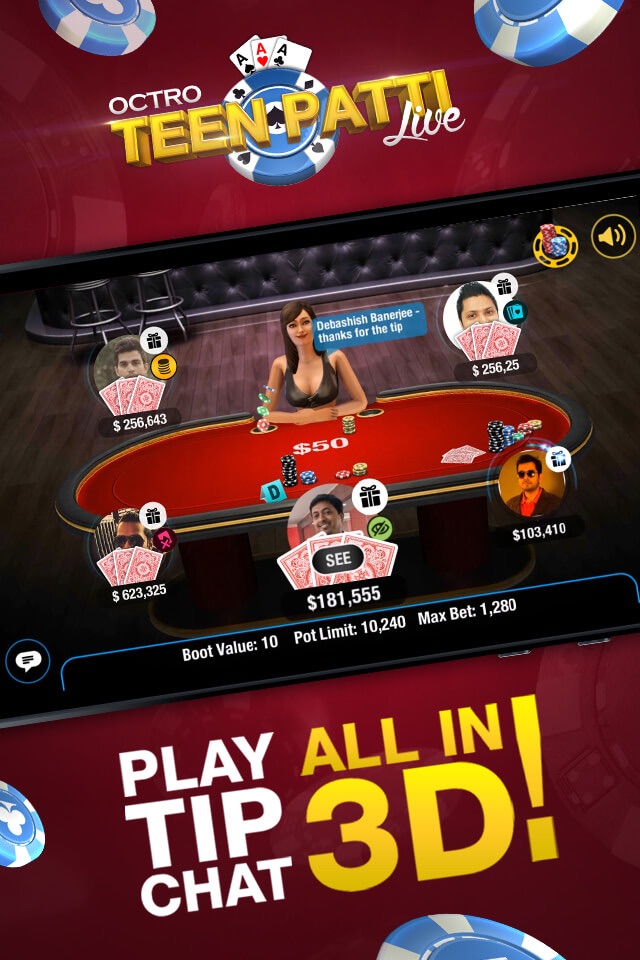 Teen Patti Live! screenshot 2