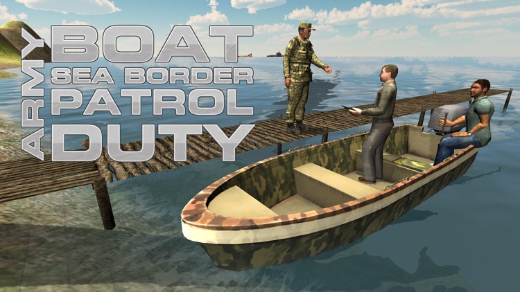 Army Boat Sea Border Patrol – Real mini ship sailing & shooting simulator game