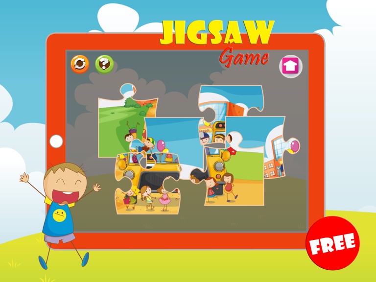 【图】動畫片 男生女生 卡通拼图 宝宝 谜题 自由 嬰兒遊戲(截图3)