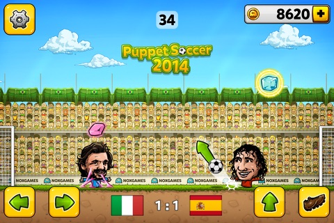Скриншот из Puppet Soccer 2014 - Football championship in big head Marionette World