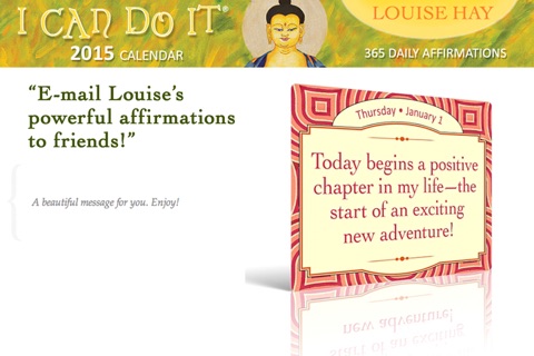 I Can Do It 2015 Calendar - Louise Hay screenshot 3