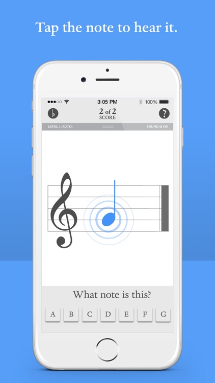 Blue Note: Learn to read music notes - Flash Cards
