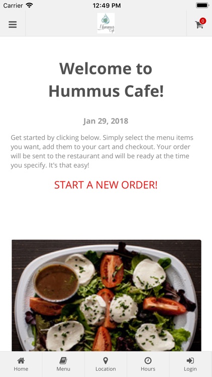 Hummus Cafe Online Ordering