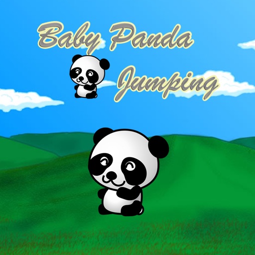 Baby Panda Jumping Icon