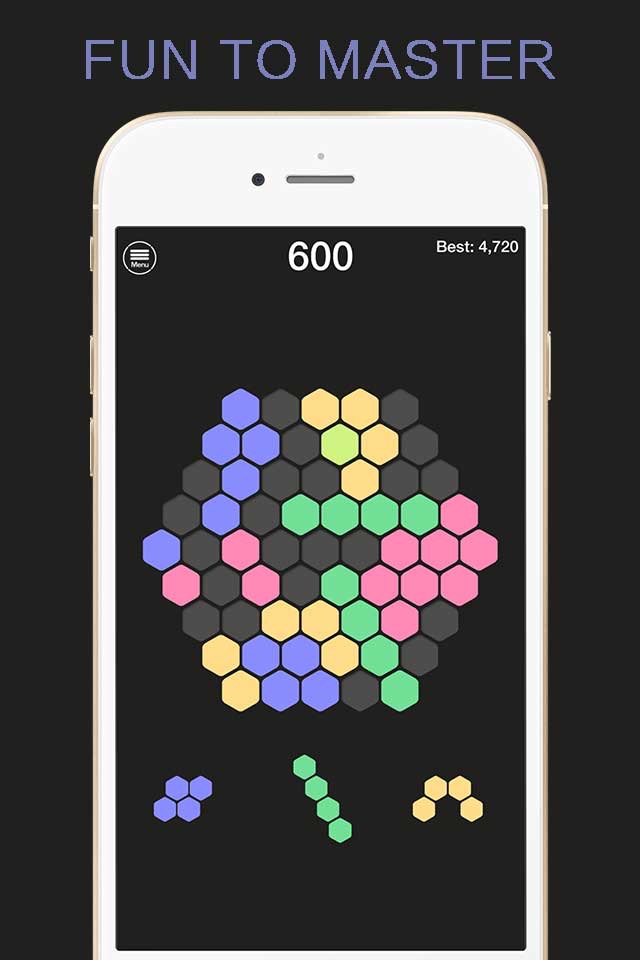 Hex block hexa Puzzle game! screenshot 2