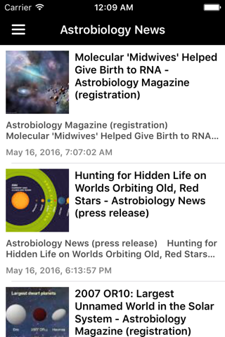 Astronomy & Space News - náhled