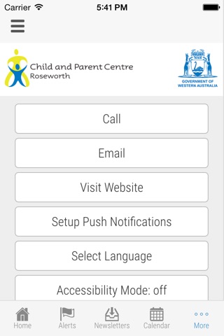 Child and Parent Centre Roseworth - Skoolbag screenshot 4